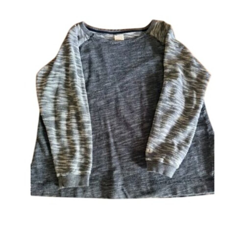 Champion XX-Large Authentic Athletic Sweater Gray & White Textured Crewneck